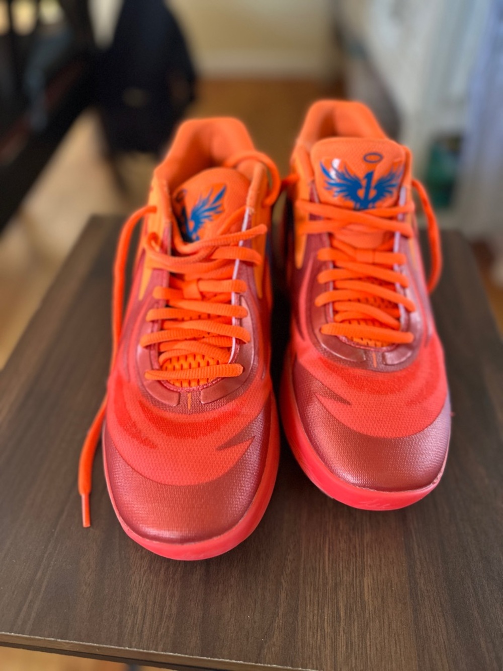 Puma MB Lamelo Ball Men's basketball sneakers supernova orange